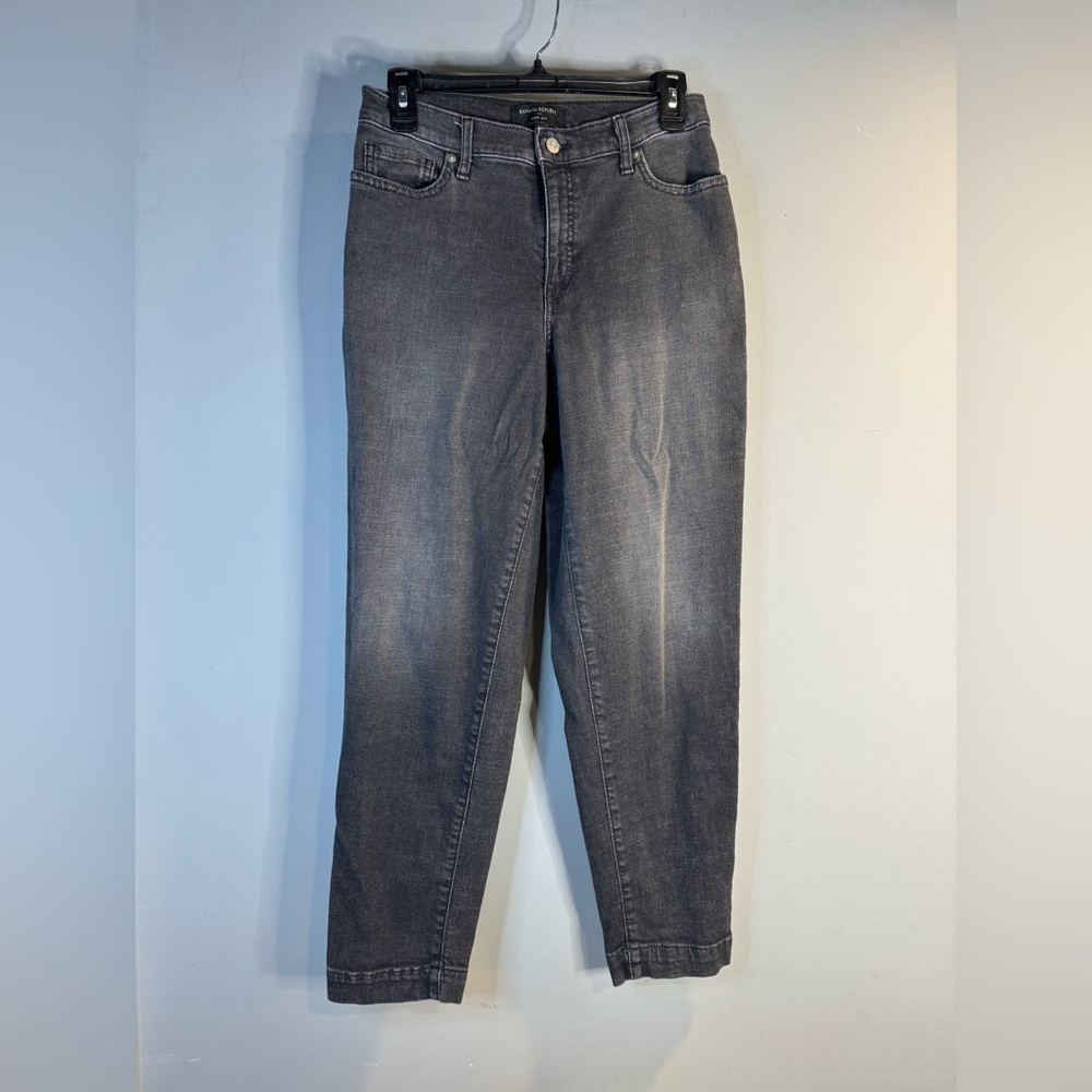 Banana Republic barrel jeans - gray-black